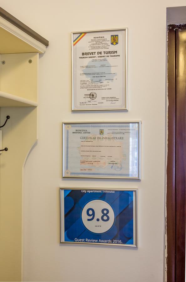 City Apartment Trifoiului Cluj-Napoca Luaran gambar